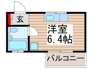 コーポ優の物件間取画像